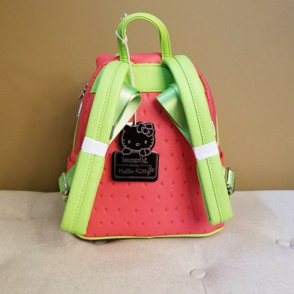 Hello Kitty Loungefly Strawberry Backpack NEW - Picture 6 of 12